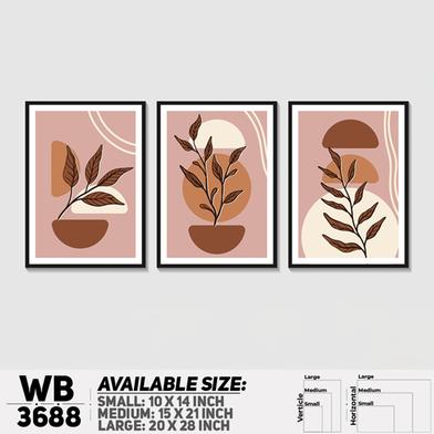 DDecorator Flower And Leaf ArtWork Wall Decor image