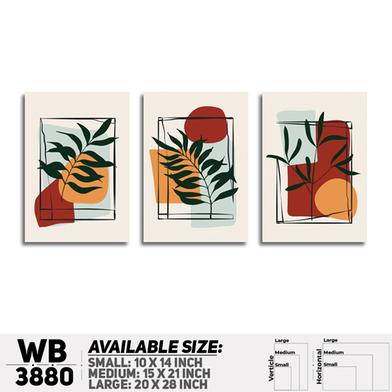 DDecorator Flower And Leaf ArtWork Wall Decor image