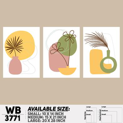 DDecorator Flower And Leaf ArtWork Wall Decor image
