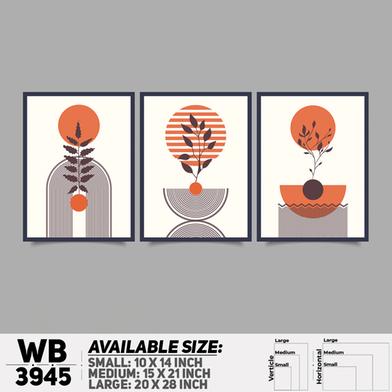 DDecorator Flower And Leaf ArtWork Wall Decor image