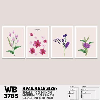 DDecorator Flower And Leaf ArtWork Wall Decor image