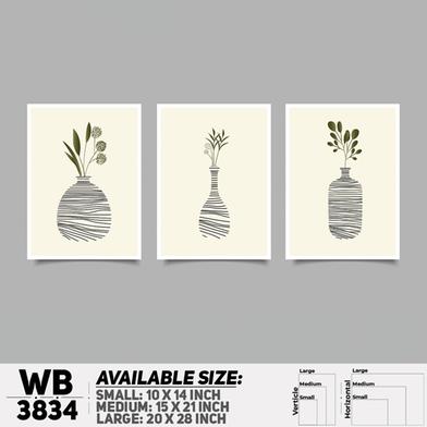 DDecorator Flower And Leaf ArtWork Wall Decor image
