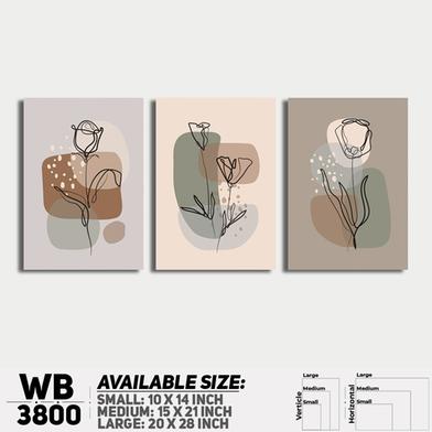 DDecorator Flower And Leaf ArtWork Wall Decor image