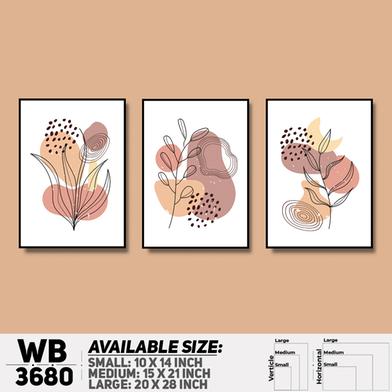 DDecorator Flower And Leaf ArtWork Wall Decor image