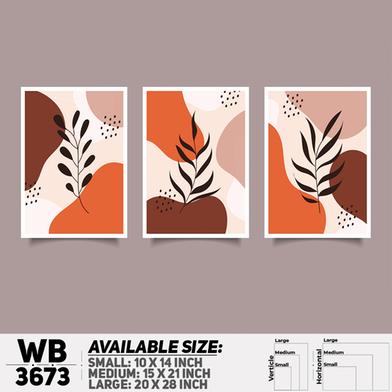 DDecorator Flower And Leaf ArtWork Wall Decor image