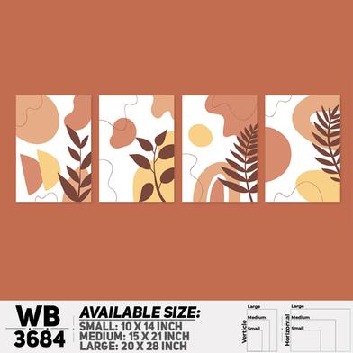 DDecorator Flower And Leaf ArtWork Wall Decor image