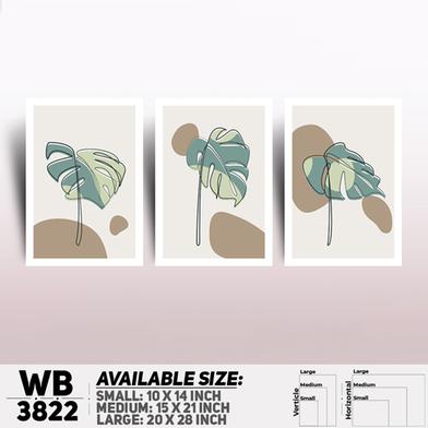 DDecorator Flower And Leaf ArtWork Wall Decor image