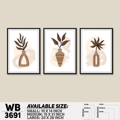 DDecorator Flower And Leaf ArtWork Wall Decor image
