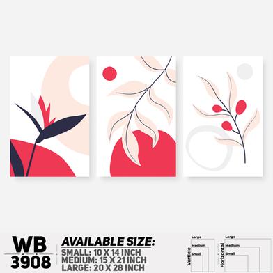 DDecorator Flower And Leaf ArtWork Wall Decor image