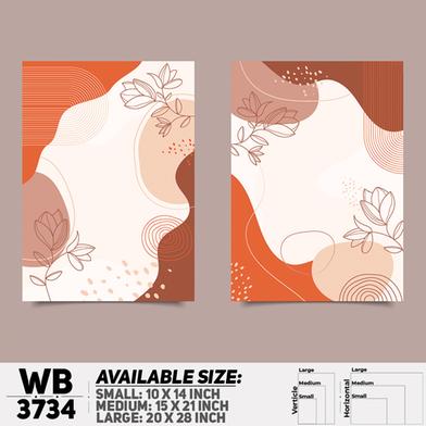 DDecorator Flower And Leaf ArtWork Wall Decor image