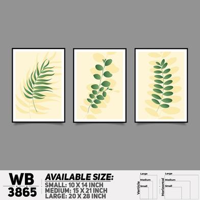 DDecorator Flower And Leaf ArtWork Wall Decor image