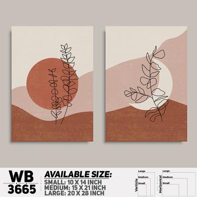 DDecorator Flower And Leaf ArtWork Wall Decor image
