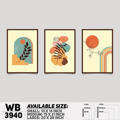 DDecorator Flower And Leaf ArtWork Wall Decor image