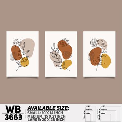 DDecorator Flower And Leaf ArtWork Wall Decor image