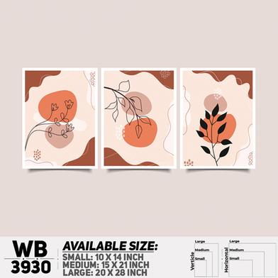 DDecorator Flower And Leaf ArtWork Wall Decor image