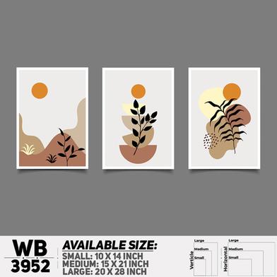DDecorator Flower And Leaf ArtWork Wall Decor image