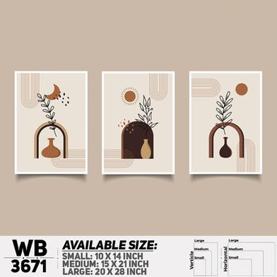 DDecorator Flower And Leaf ArtWork Wall Decor image