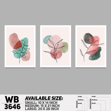 DDecorator Flower And Leaf ArtWork Wall Decor image