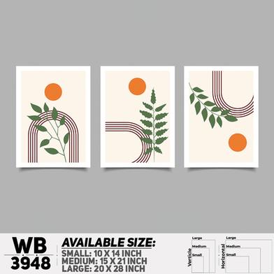 DDecorator Flower And Leaf ArtWork Wall Decor image