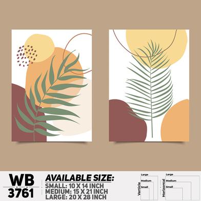 DDecorator Flower And Leaf ArtWork Wall Decor image