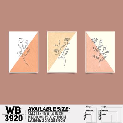 DDecorator Flower And Leaf ArtWork Wall Decor image