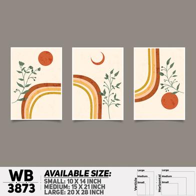 DDecorator Flower And Leaf ArtWork Wall Decor image
