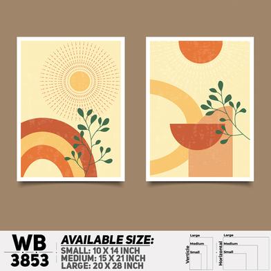 DDecorator Flower And Leaf ArtWork Wall Decor image