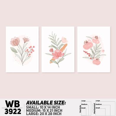 DDecorator Flower And Leaf ArtWork Wall Decor image