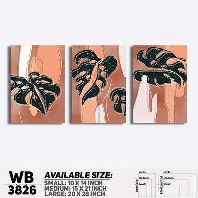 DDecorator Flower And Leaf ArtWork Wall Decor image