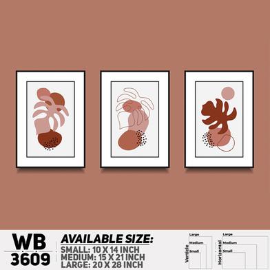 DDecorator Flower And Leaf ArtWork Wall Decor image