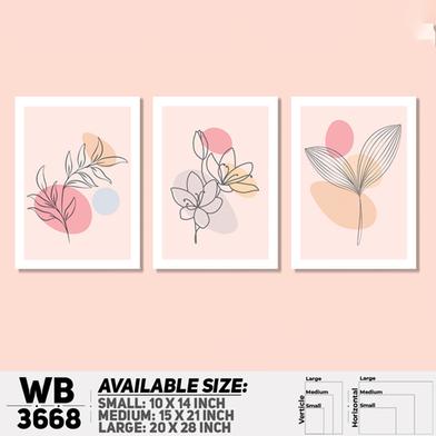 DDecorator Flower And Leaf ArtWork Wall Decor image