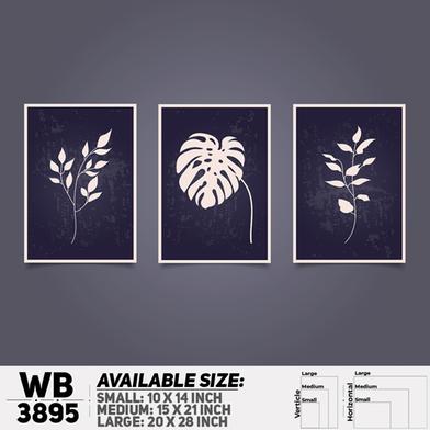 DDecorator Flower And Leaf ArtWork Wall Decor image