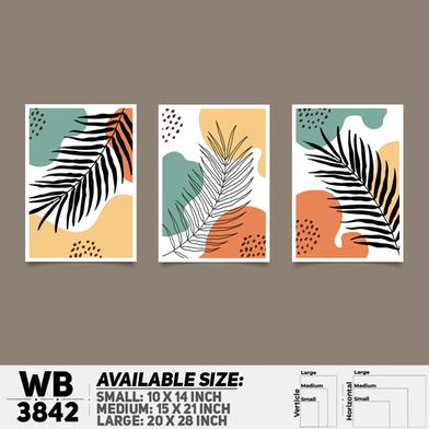 DDecorator Flower And Leaf ArtWork Wall Decor image
