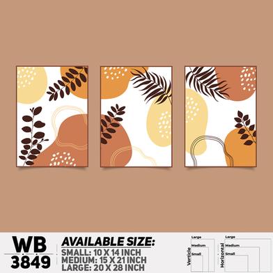 DDecorator Flower And Leaf ArtWork Wall Decor image