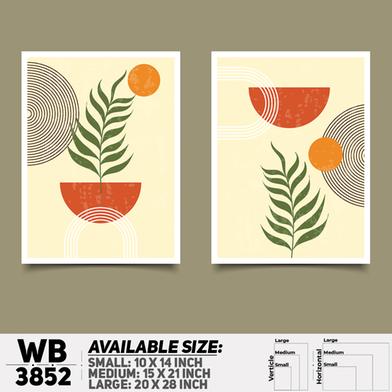 DDecorator Flower And Leaf ArtWork Wall Decor image