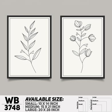 DDecorator Flower And Leaf ArtWork Wall Decor image