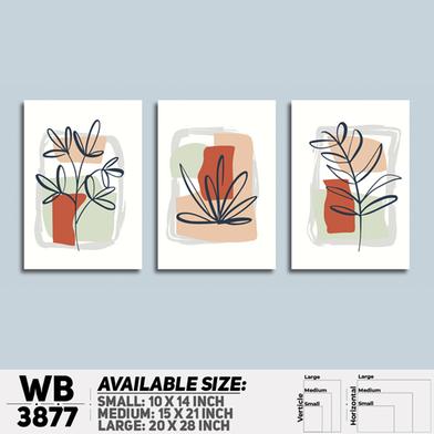 DDecorator Flower And Leaf ArtWork Wall Decor image