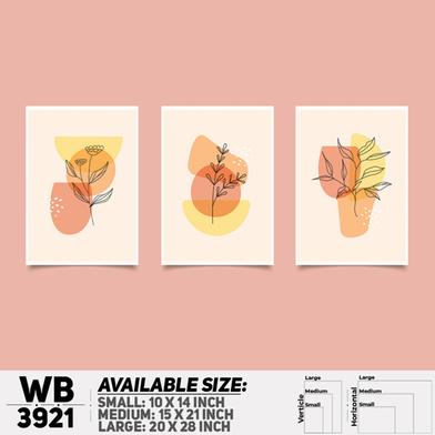 DDecorator Flower And Leaf ArtWork Wall Decor image