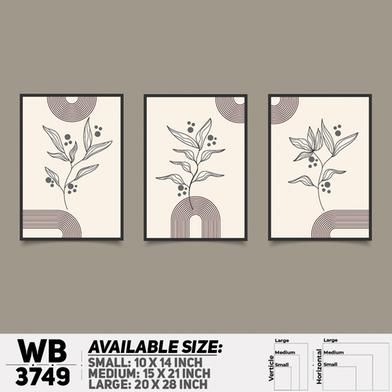 DDecorator Flower And Leaf ArtWork Wall Decor image