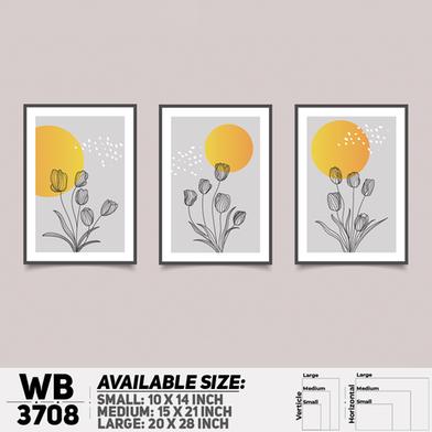 DDecorator Flower And Leaf ArtWork Wall Decor image