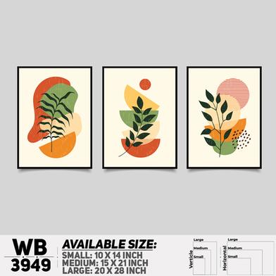 DDecorator Flower And Leaf ArtWork Wall Decor image