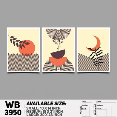 DDecorator Flower And Leaf ArtWork Wall Decor image