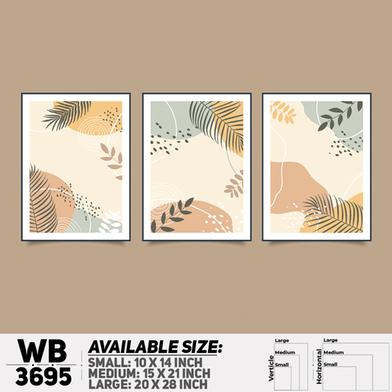 DDecorator Flower And Leaf ArtWork Wall Decor image
