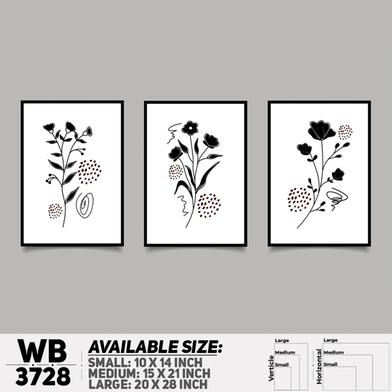 DDecorator Flower And Leaf ArtWork Wall Decor image