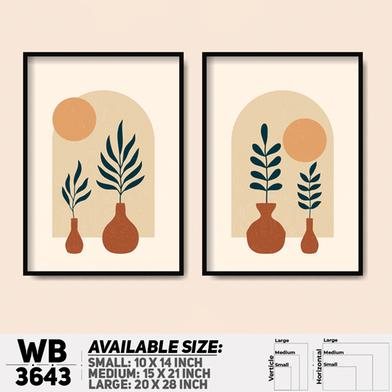 DDecorator Flower And Leaf ArtWork Wall Decor image
