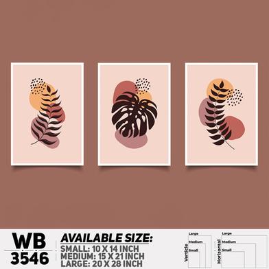 DDecorator Flower And Leaf ArtWork Wall Decor image