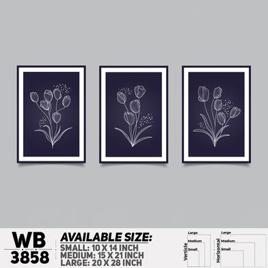 DDecorator Flower And Leaf ArtWork Wall Decor image