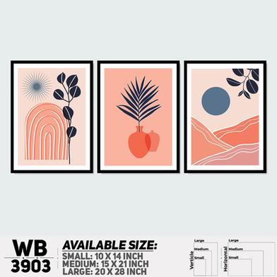 DDecorator Flower And Leaf ArtWork Wall Decor image