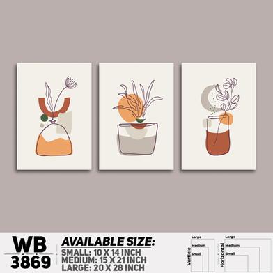 DDecorator Flower And Leaf ArtWork Wall Decor image