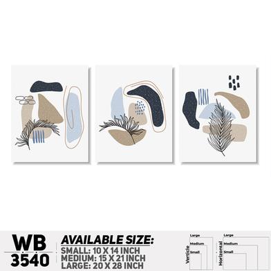 DDecorator Flower And Leaf ArtWork Wall Decor image